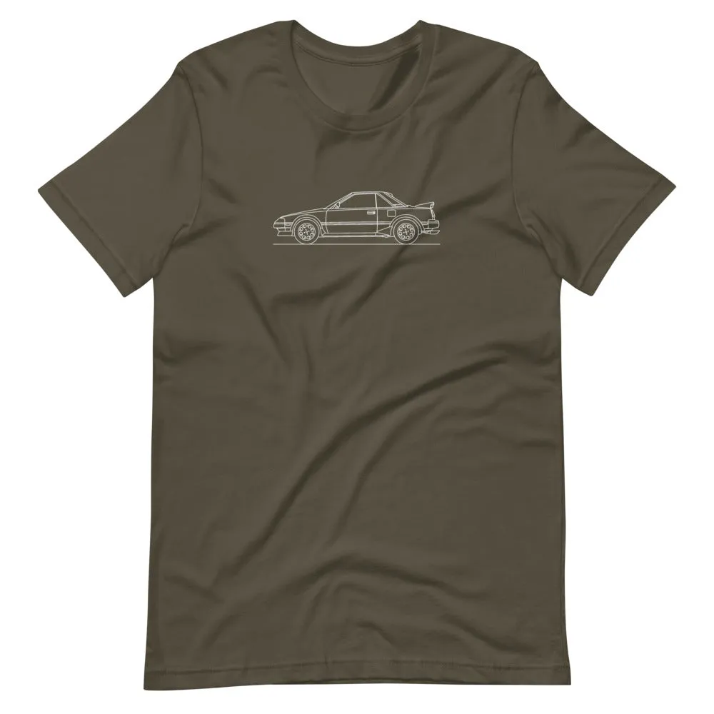 Toyota MR2 W10 silhouette t-shirt