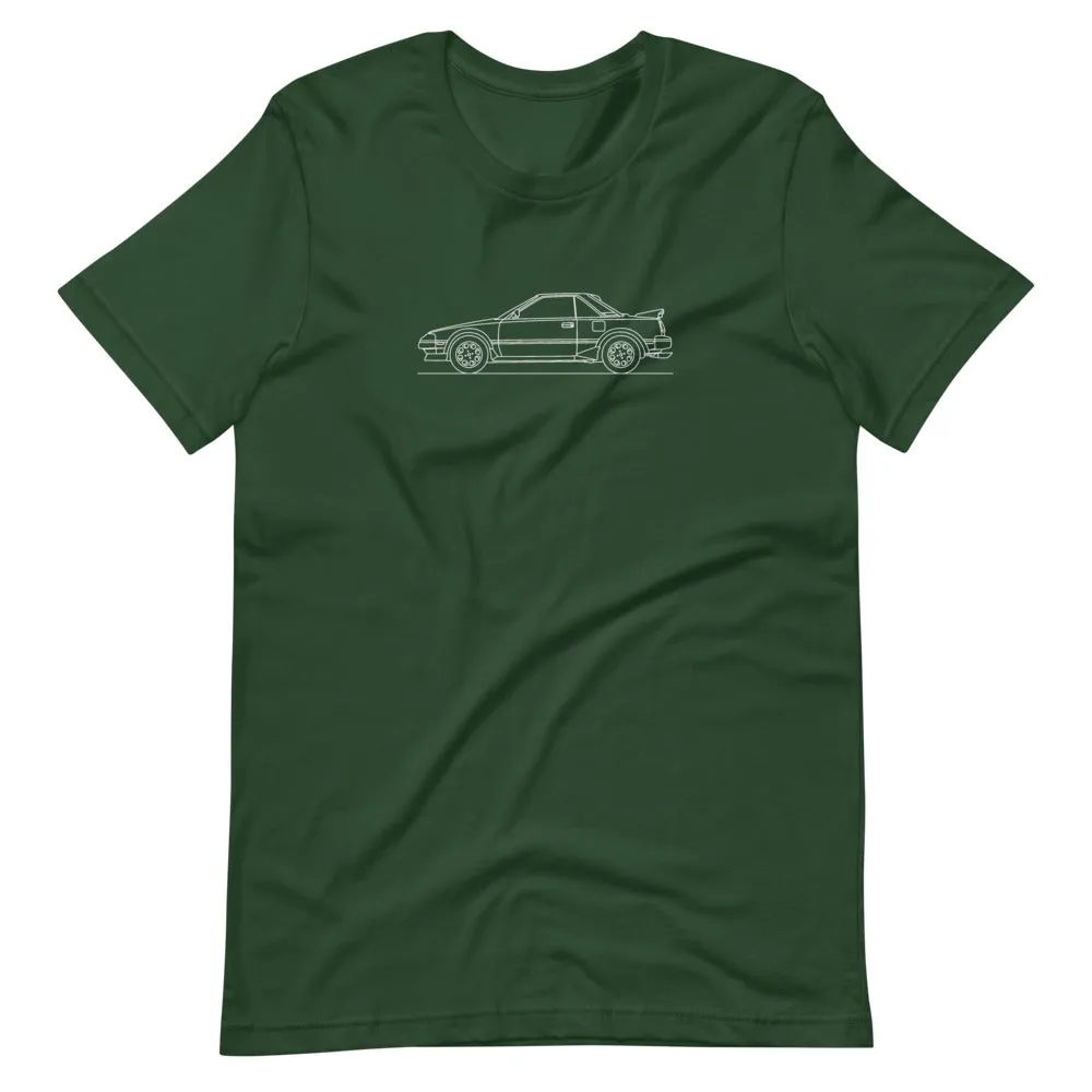 Toyota MR2 W10 silhouette t-shirt