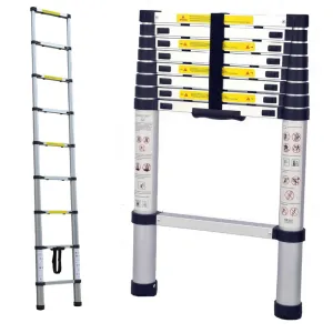 TRA - 2.6m Portable Telescopic Ladder with Carry Bag