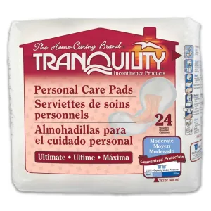 Tranquility 2381 Personal Care Pads, Ultimate, Case/96 (4/24s)