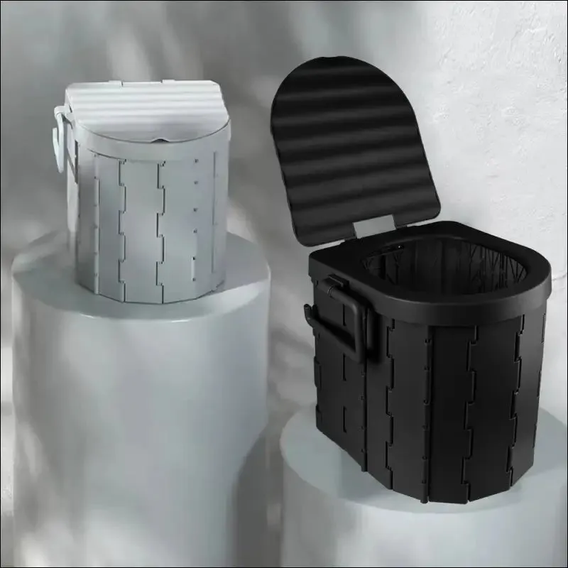 Travel bucket toilet seat portable folding toilet with lid emergency toilet car folding toilets