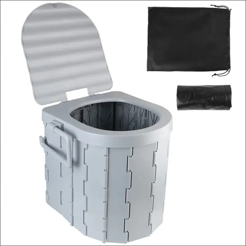 Travel bucket toilet seat portable folding toilet with lid emergency toilet car folding toilets
