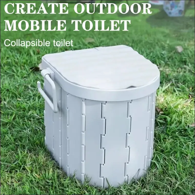 Travel bucket toilet seat portable folding toilet with lid emergency toilet car folding toilets