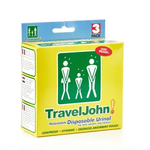 Travel John Disposable Urinal 3Pk
