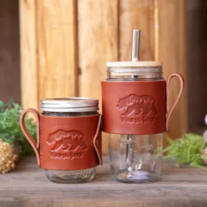 Travel Mug Bamboo lid with Boba Straw