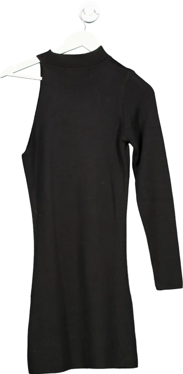 Trendyol Black Asymmetric One-Shoulder Dress UK S