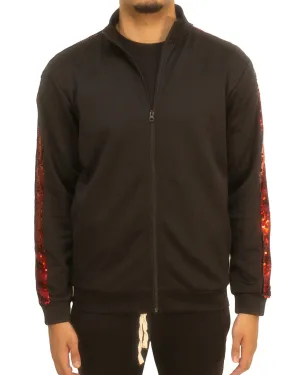 Tricot Jacket w/ Revisable Two-Tone Sequins