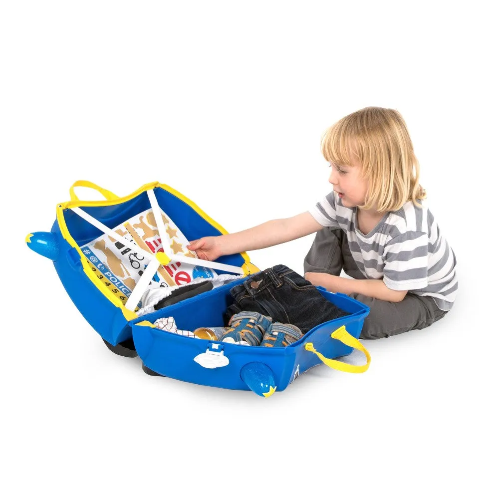 Trunki Ride On Luggage Percy Police Car