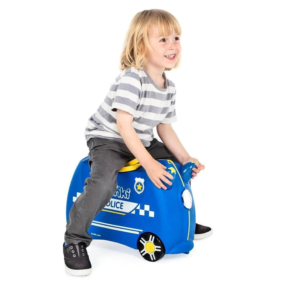 Trunki Ride-On Suitcase (Percy the Police Car)