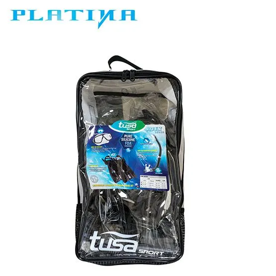 Tusa Platina Hyperdry Adult Travel Set for Snorkeling