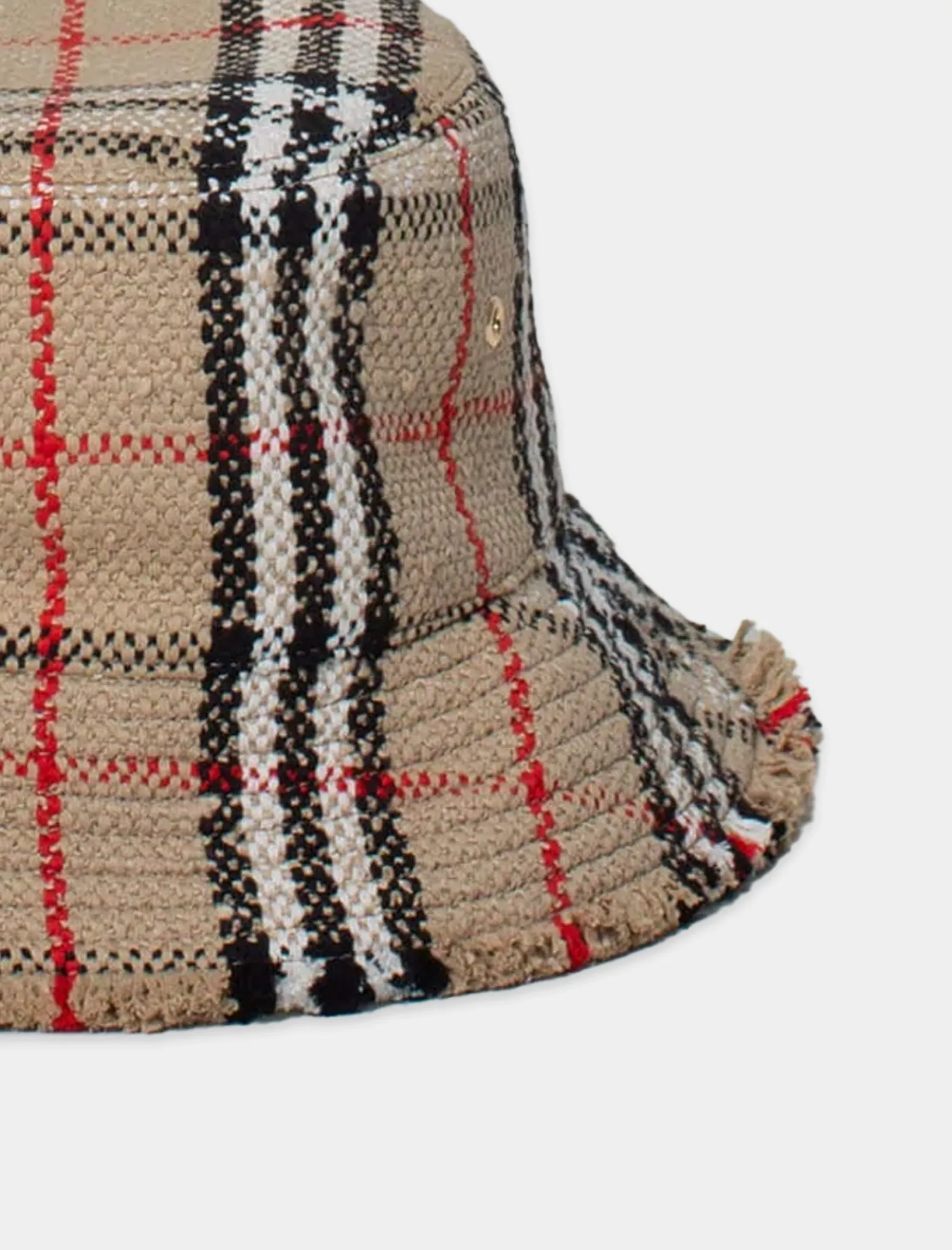 TWEED BUCKET HAT
