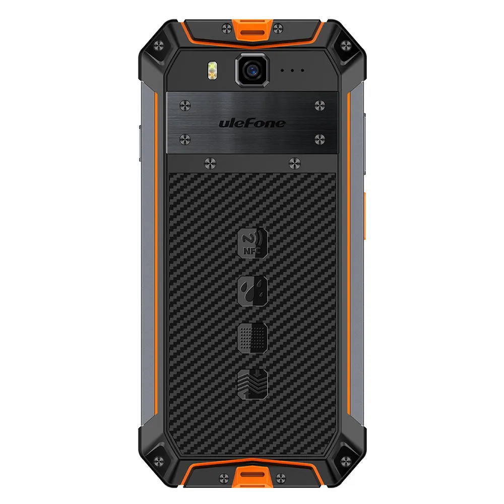 Ulefone Armor 3W IP68 Waterproof Mobile Phones Android 9.0 5.7"" Helio P70 6G 64G Face ID NFC Global Version Smartphone black