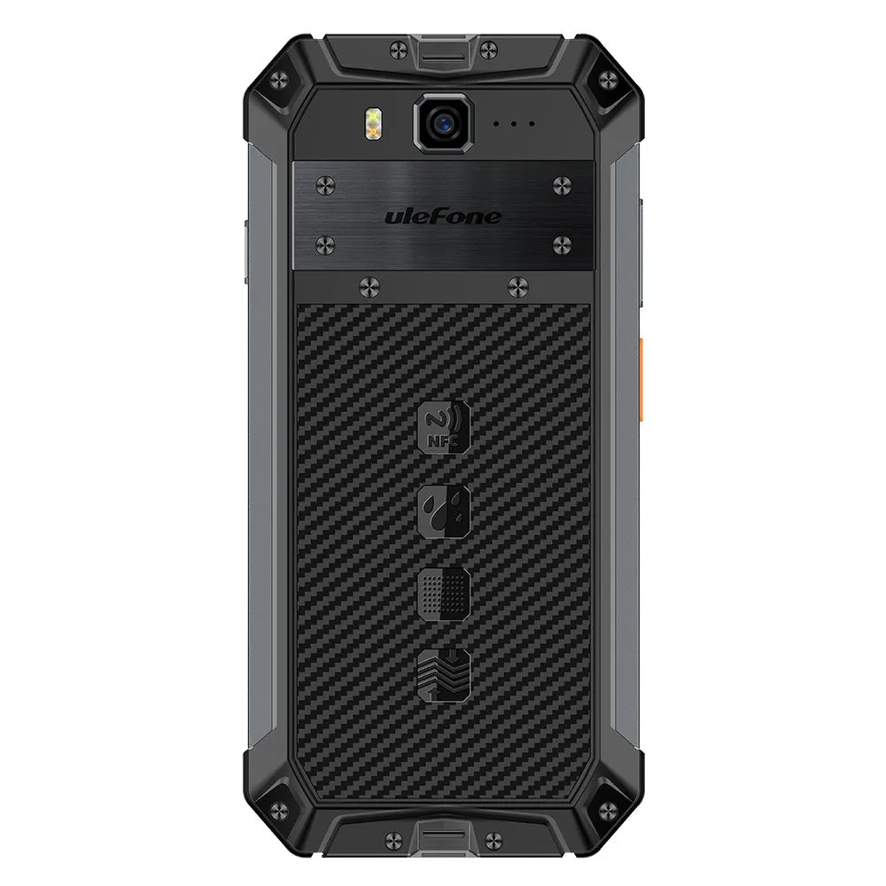 Ulefone Armor 3W IP68 Waterproof Mobile Phones Android 9.0 5.7"" Helio P70 6G 64G Face ID NFC Global Version Smartphone black
