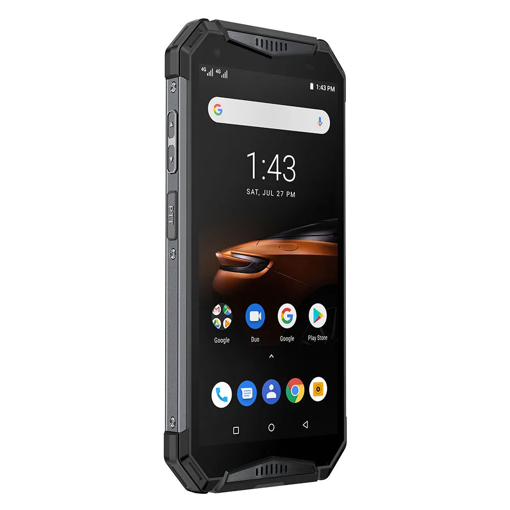 Ulefone Armor 3W IP68 Waterproof Mobile Phones Android 9.0 5.7"" Helio P70 6G 64G Face ID NFC Global Version Smartphone black