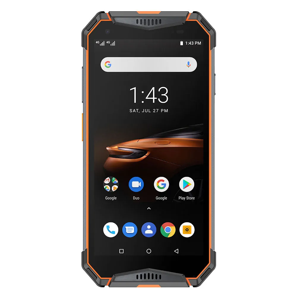 Ulefone Armor 3W IP68 Waterproof Mobile Phones Android 9.0 5.7"" Helio P70 6G 64G Face ID NFC Global Version Smartphone black