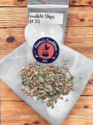 Unakite Gemstone Chips