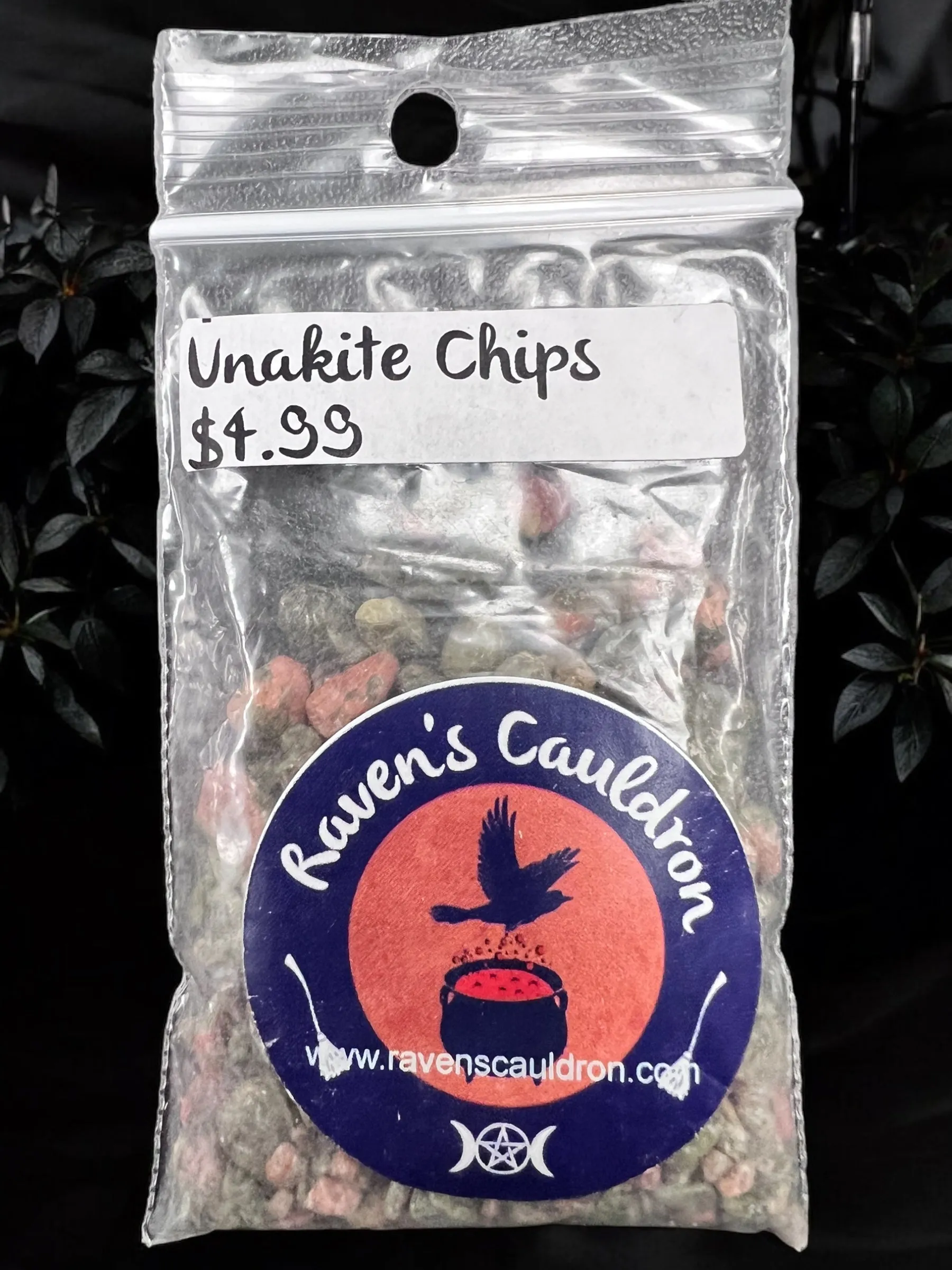Unakite Gemstone Chips