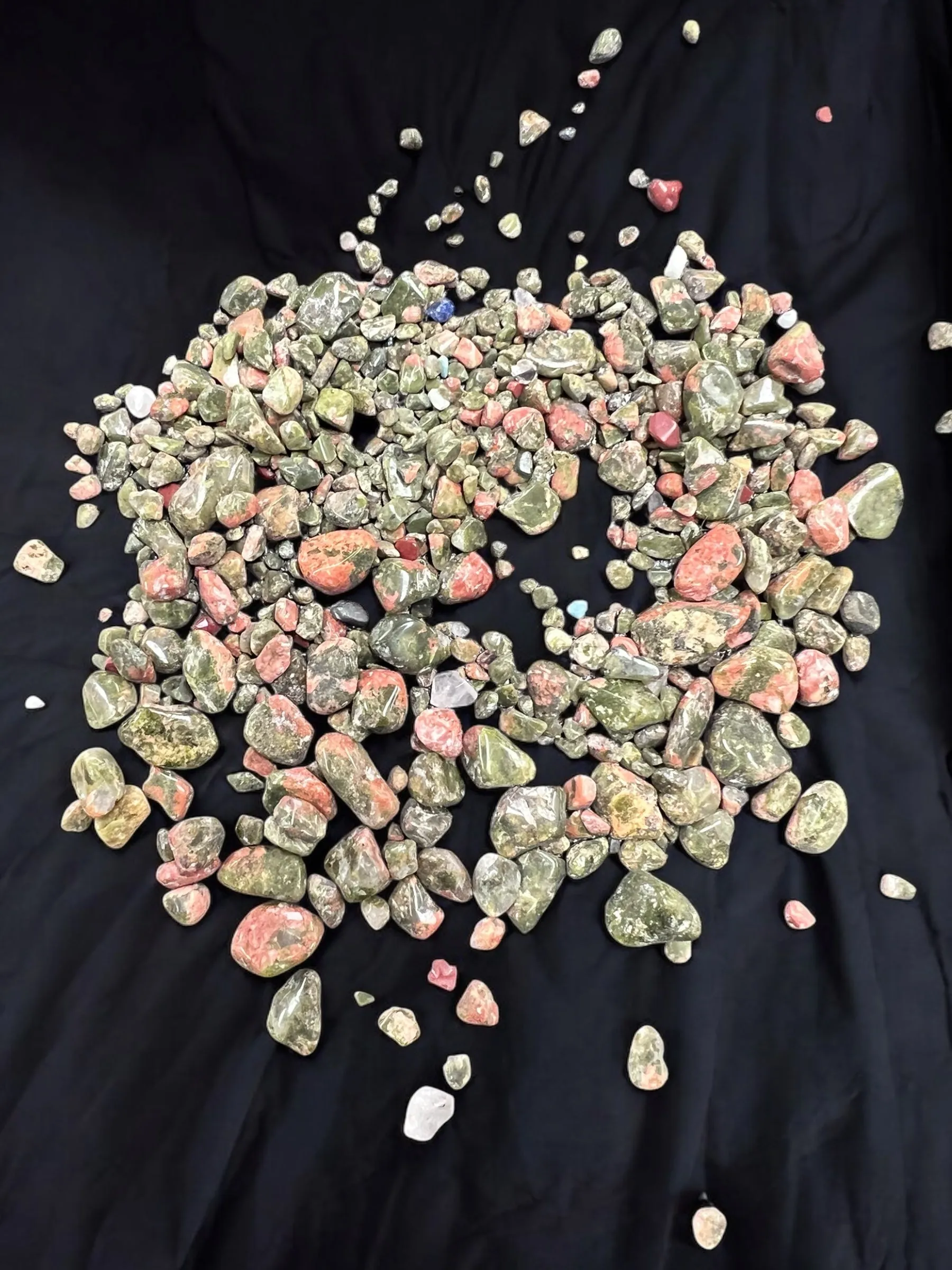 Unakite Gemstone Chips