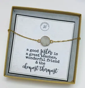 Unbiological Sister Necklace, Soul Sister Necklace, Best Friend Gift Idea, Unbiological Sister Gift, Soul Sister Jewelry, Bestfriend Gifts