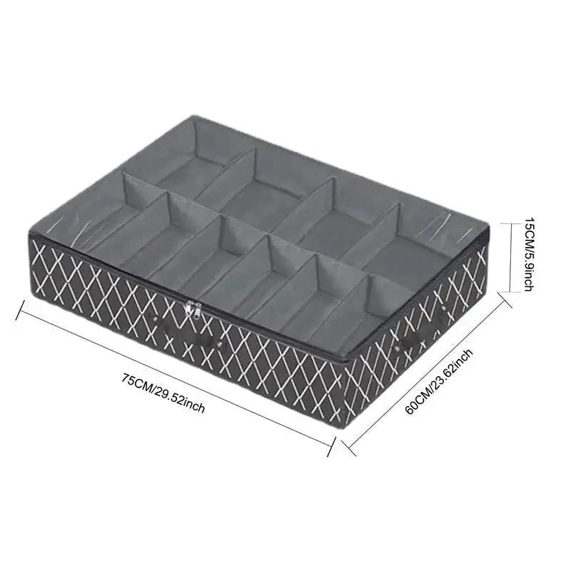 Under Bed Shoe Storage Underbed Storage Non Woven Box College Essentials Organization And Storage For Dorms Homes Apartments