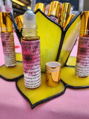 Under Eye Oil Roller, Coffee and Cucumber