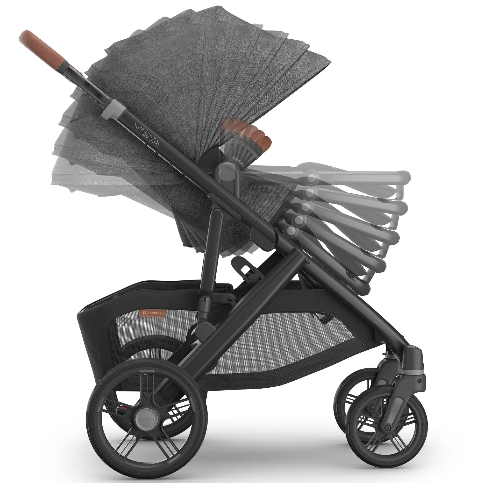 Uppababy Vista V3 Cybex Travel System - Greyson