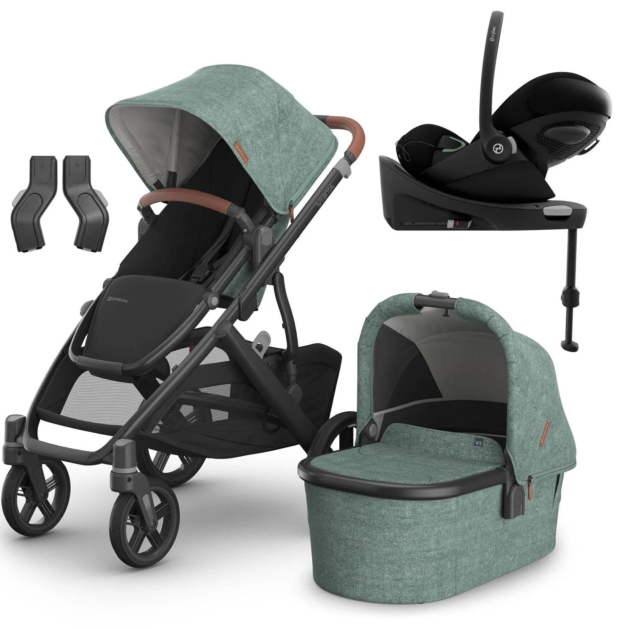 Uppababy Vista V3 Cybex Travel System - Gwen