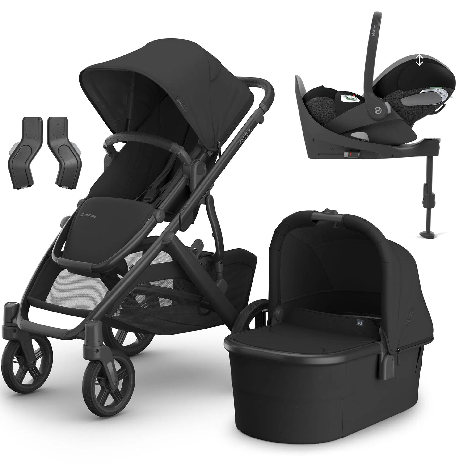 Uppababy Vista V3 Cybex Travel System - Jake