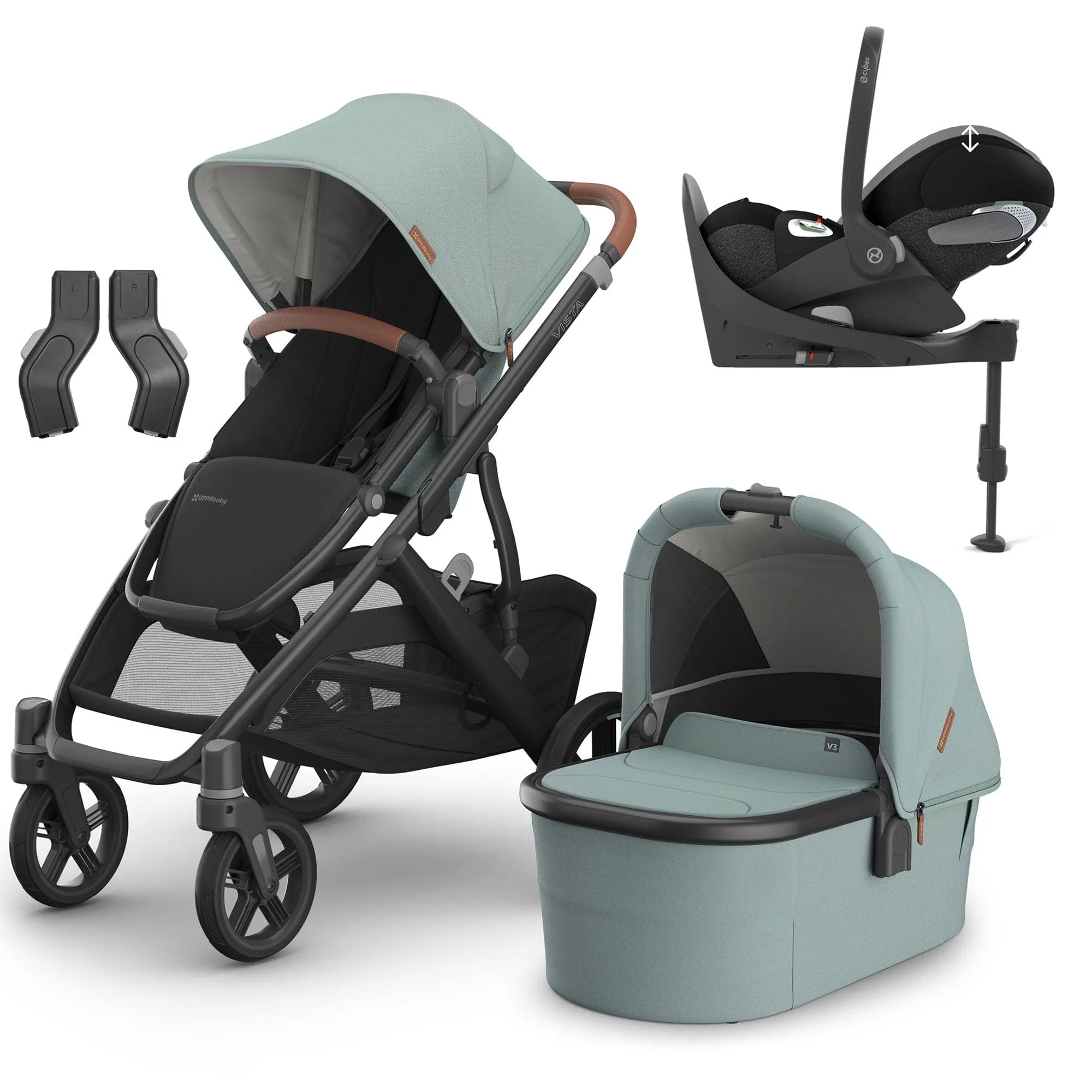 Uppababy Vista V3 Cybex Travel System - Kenzi