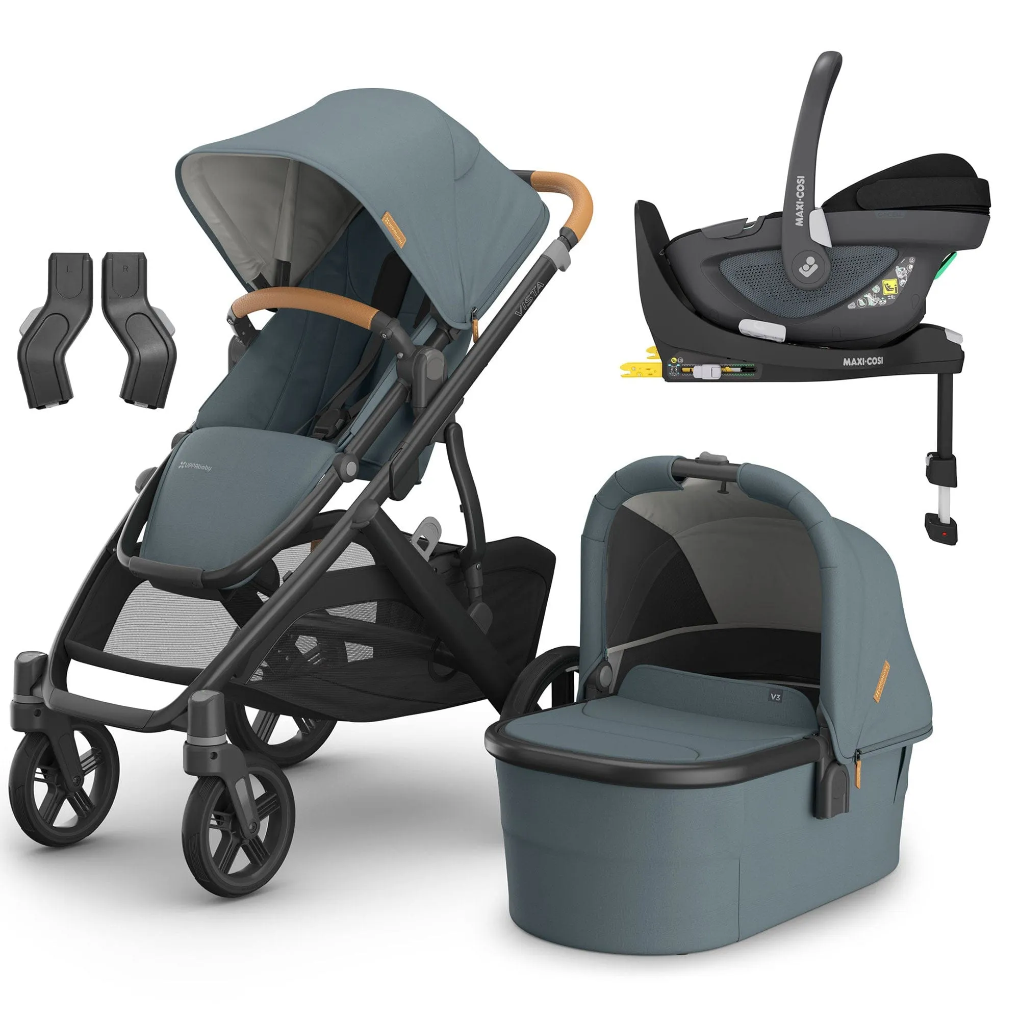 Uppababy Vista V3 Maxi-Cosi Travel System - Dillan
