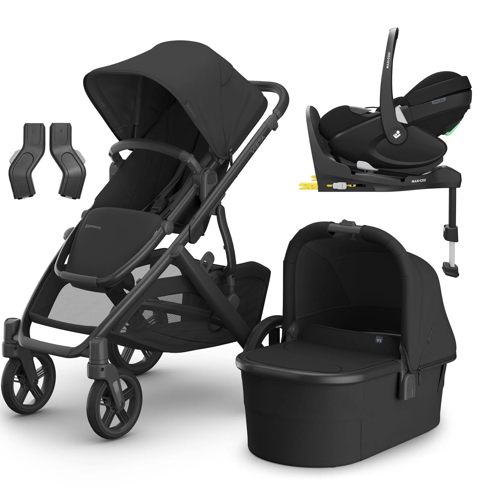 Uppababy Vista V3 Maxi-Cosi Travel System - Jake