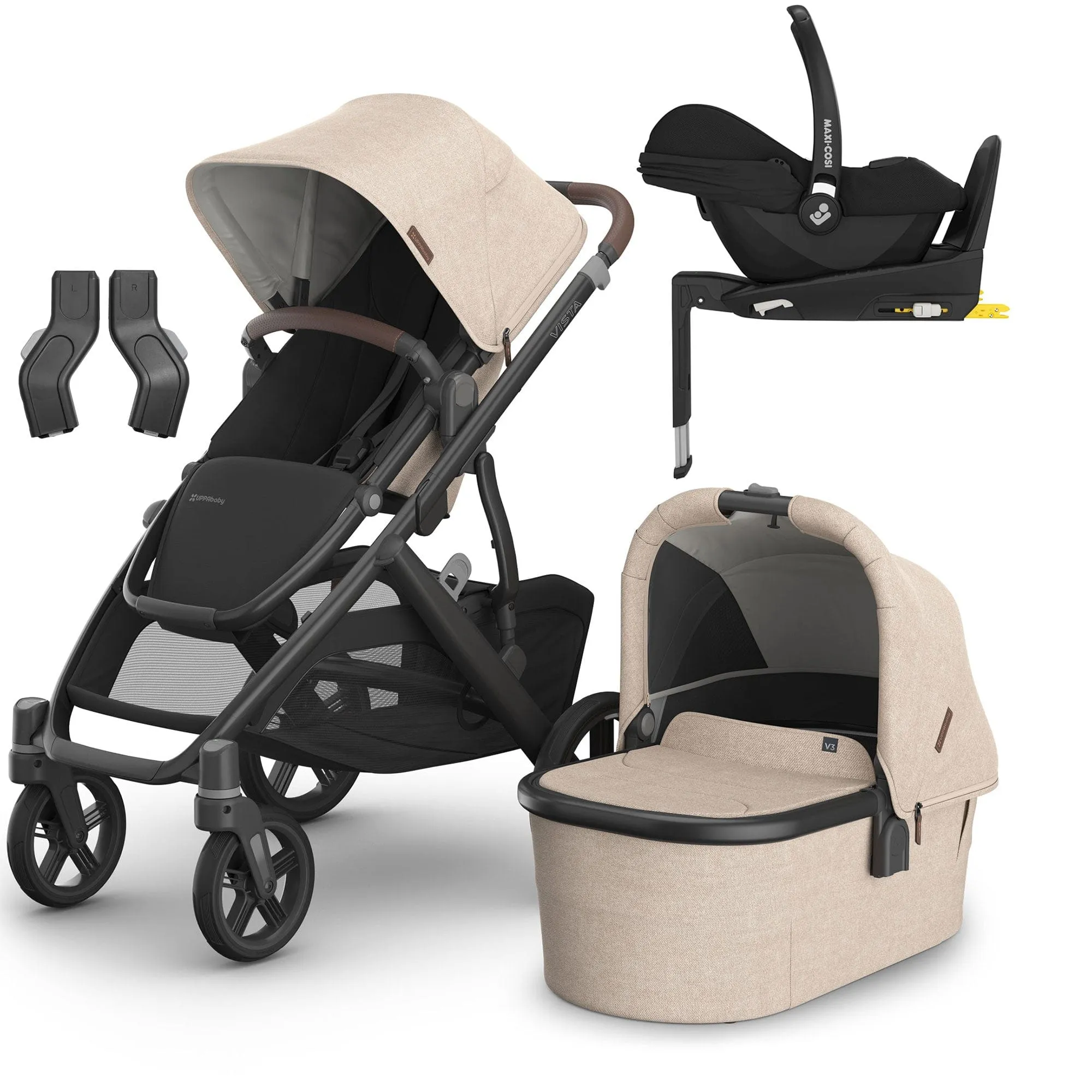Uppababy Vista V3 Maxi-Cosi Travel System - Liam