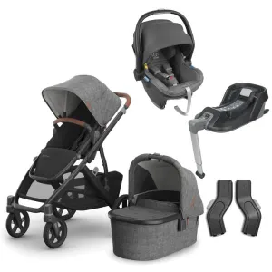 UPPAbaby Vista V3 Pushchair with Mesa Car Seat & Base - Greyson