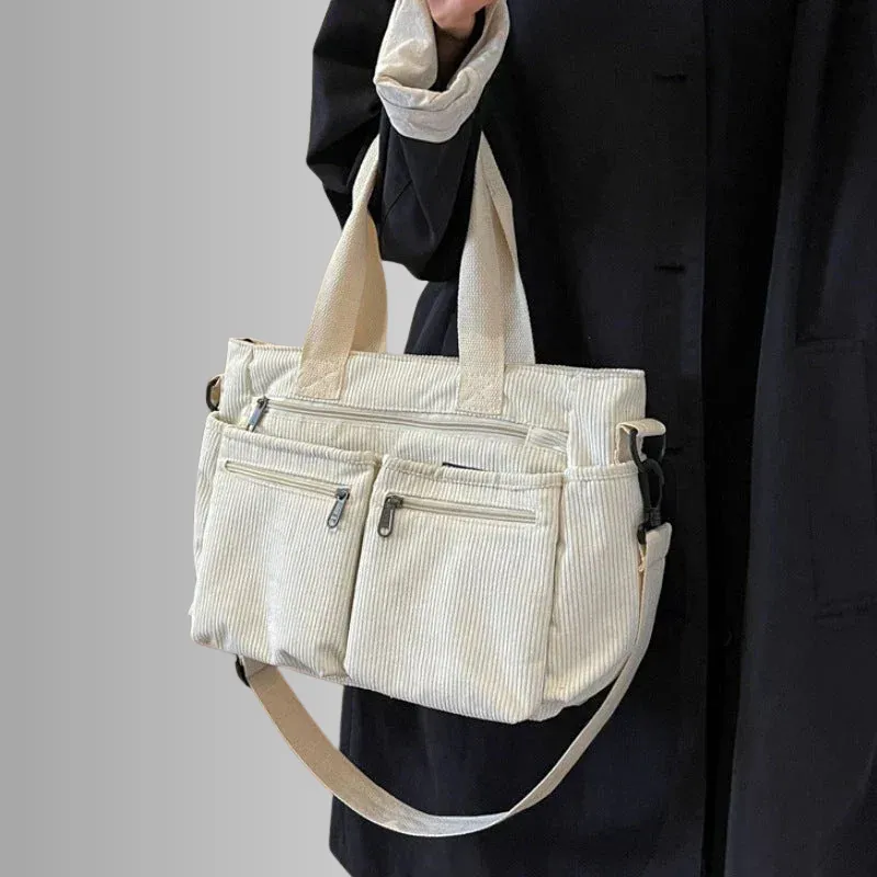 Urban Cord Tote – Shoulder Bag