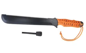 UST PARACUDA MACHETE FIRESTARTER ORANGE