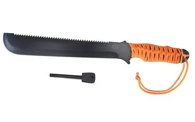 UST PARACUDA MACHETE FIRESTARTER ORANGE