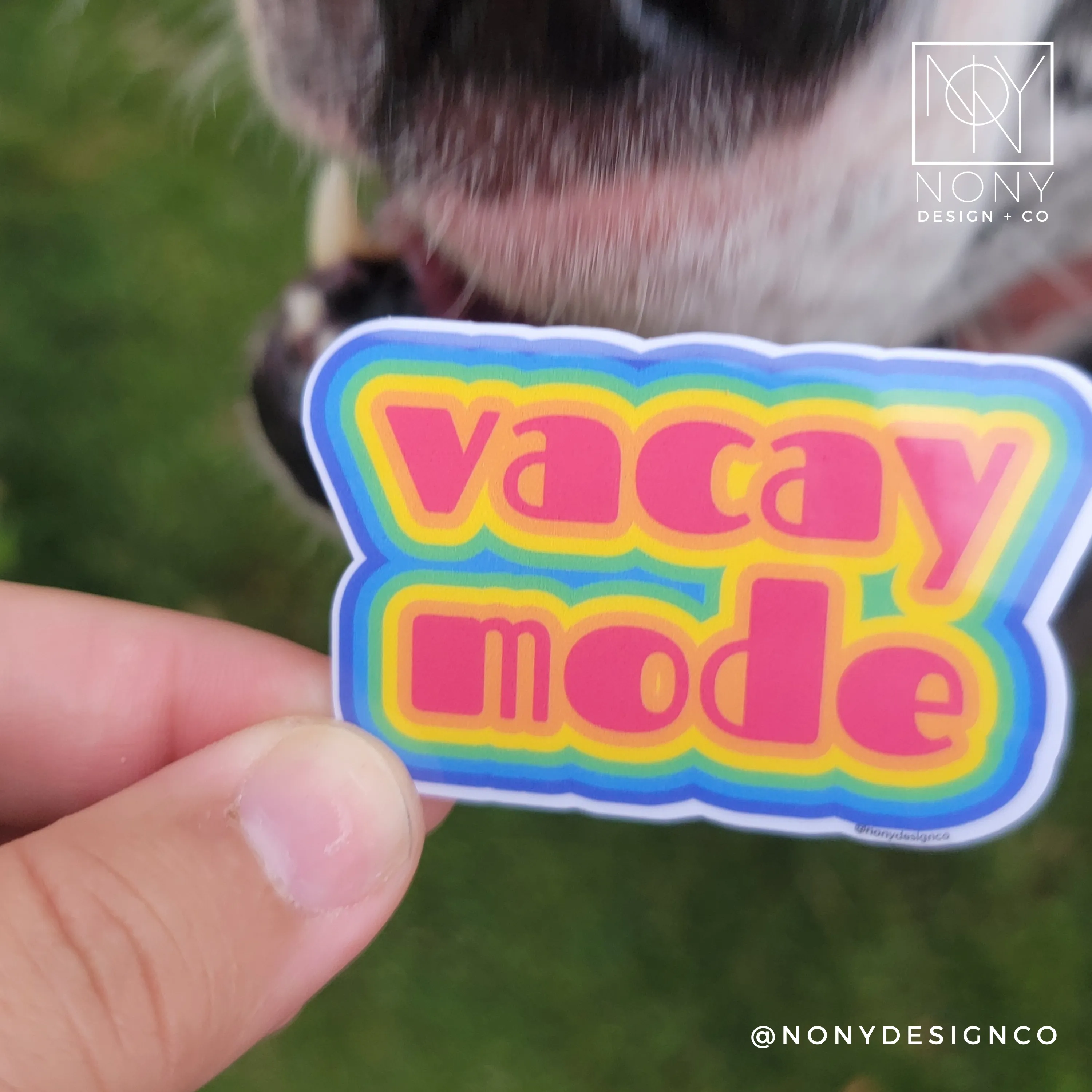 Vacay Mode Die Cut Sticker