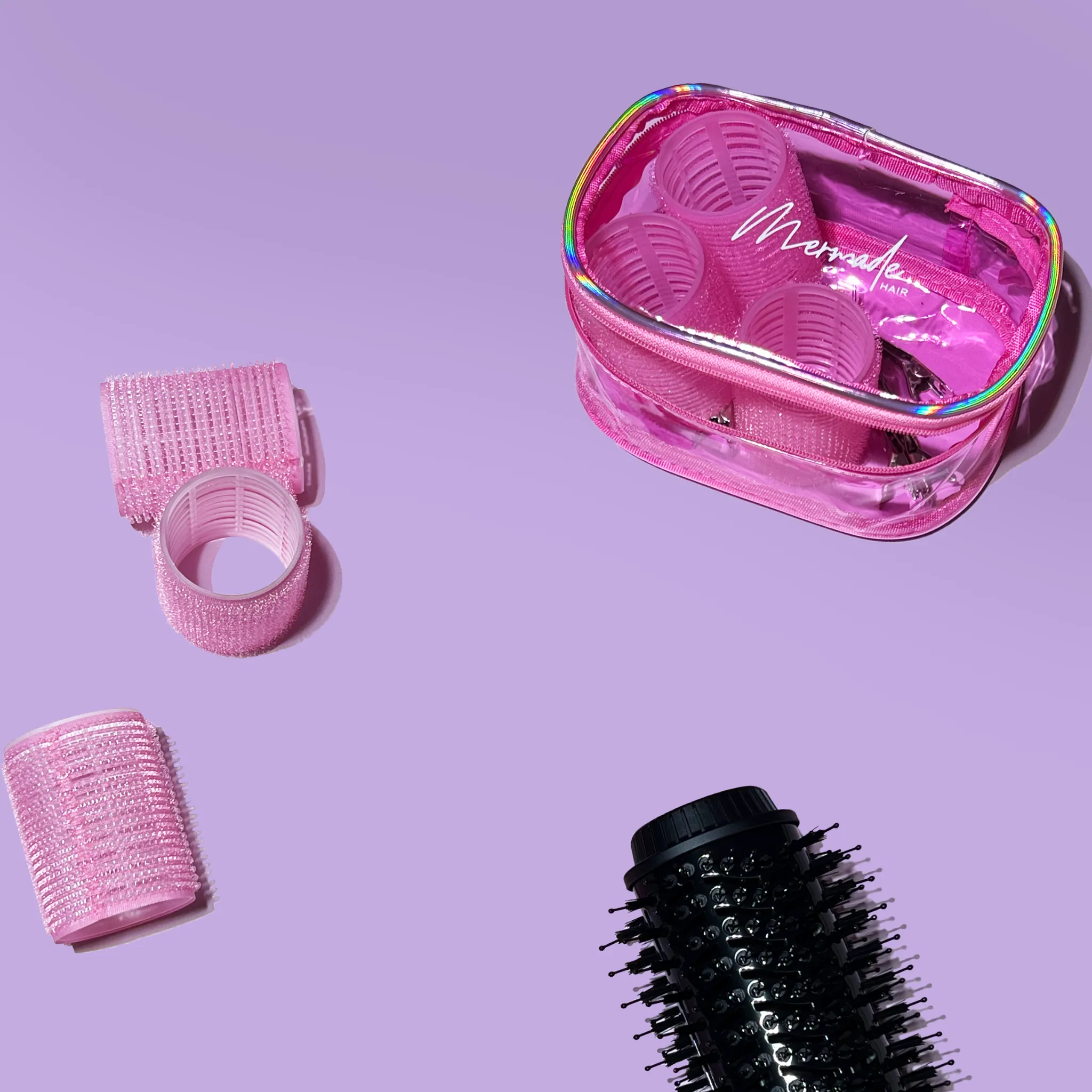 Velcro Roller Kit   Clips