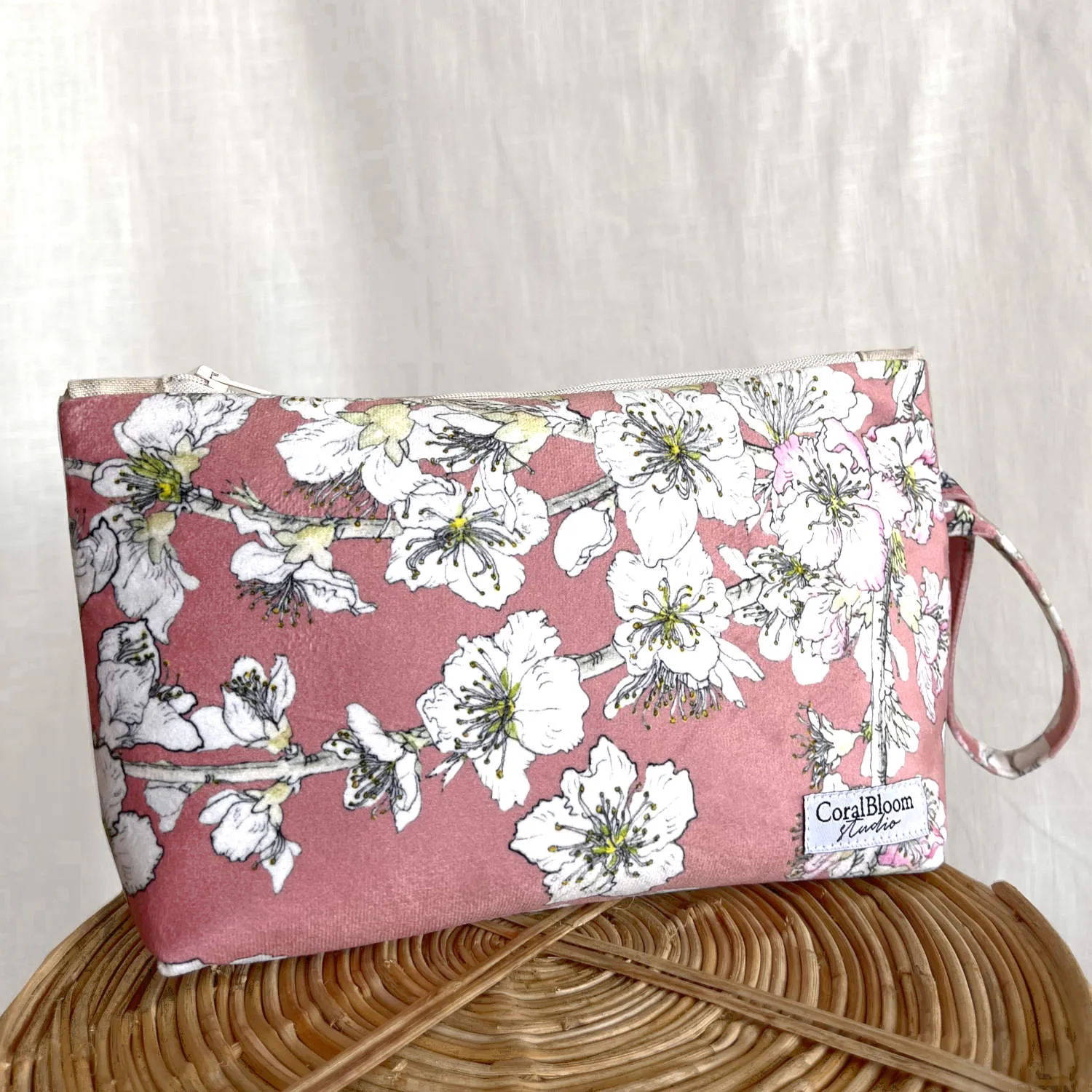 Velvet Blossom Clutch