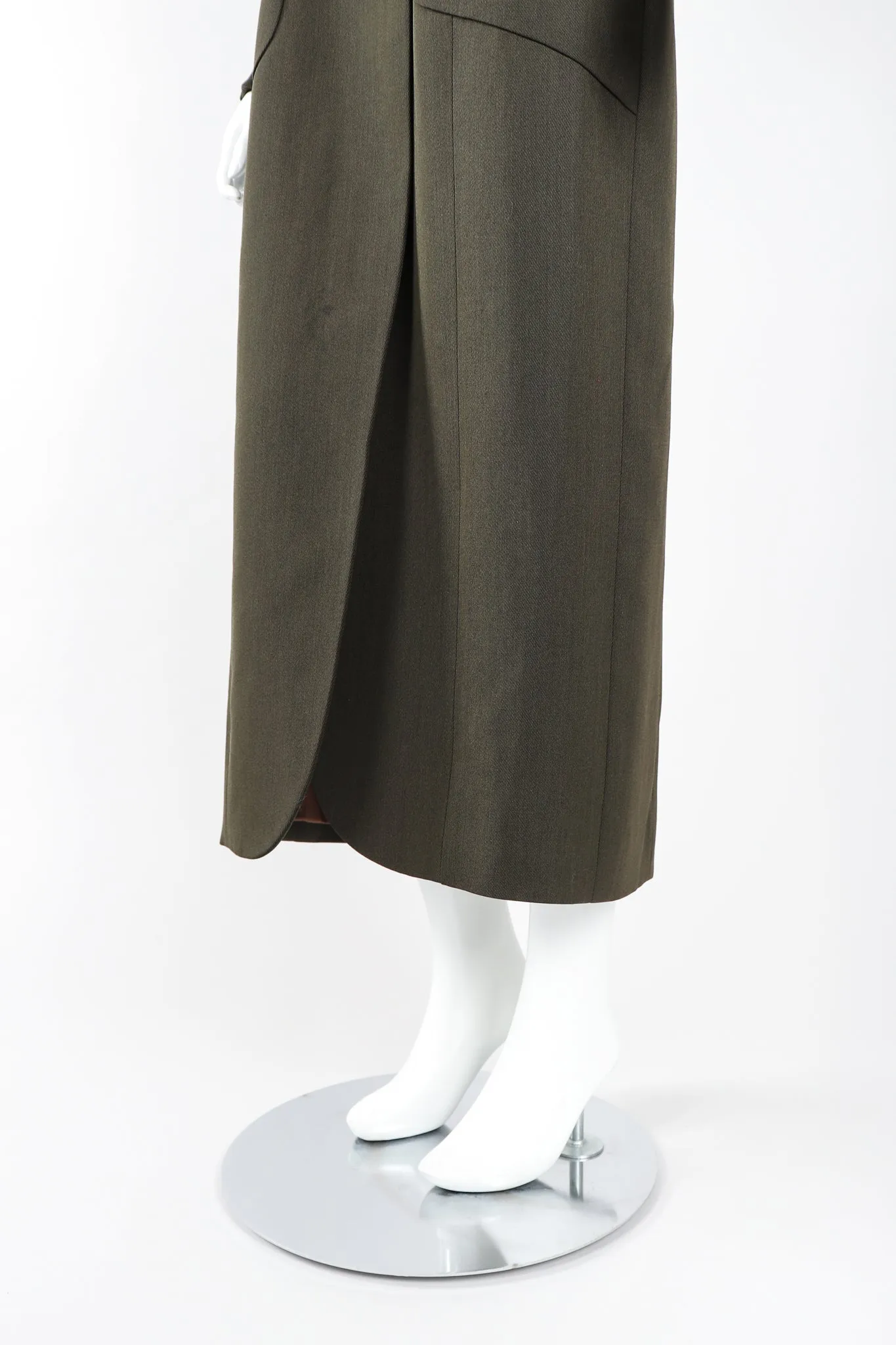 Velvet Tipped Reefer Coat