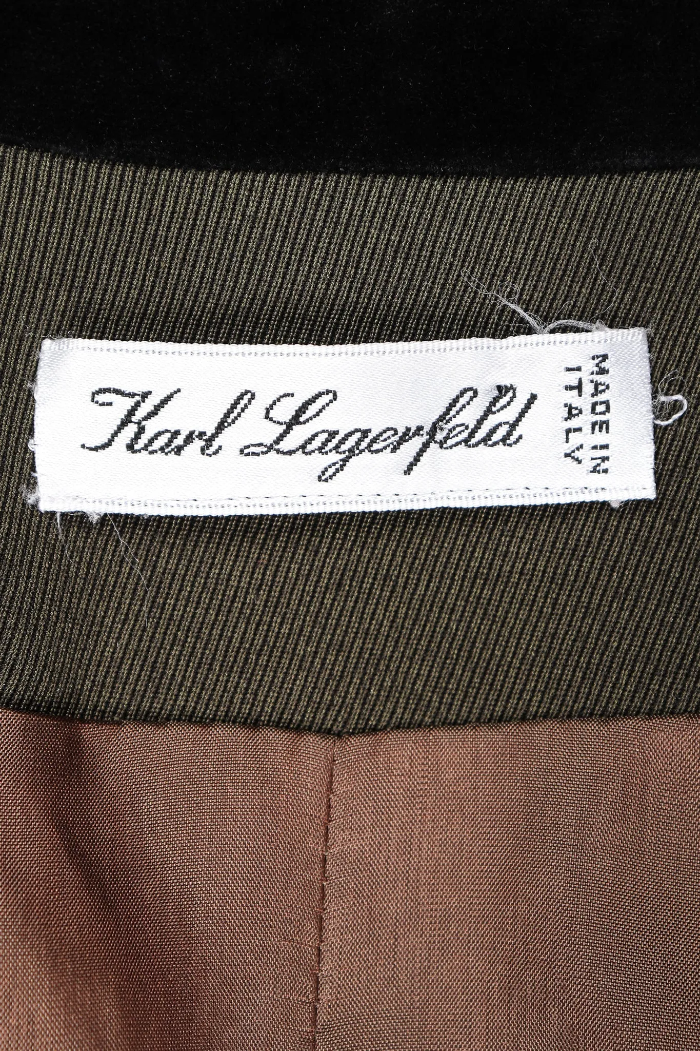 Velvet Tipped Reefer Coat