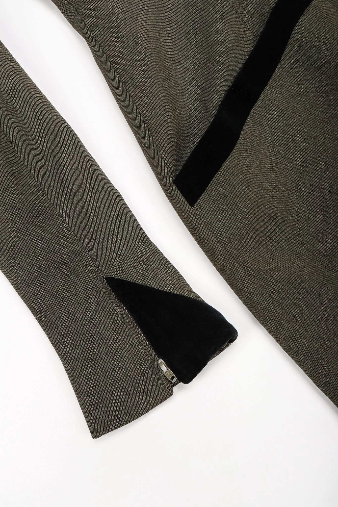 Velvet Tipped Reefer Coat