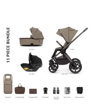 Venicci 3 in 1 Upline SE pram - Powder