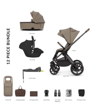 Venicci 4 in 1 Tinum UPLINE SE (Cabriofix i-Size) Travel System - Powder