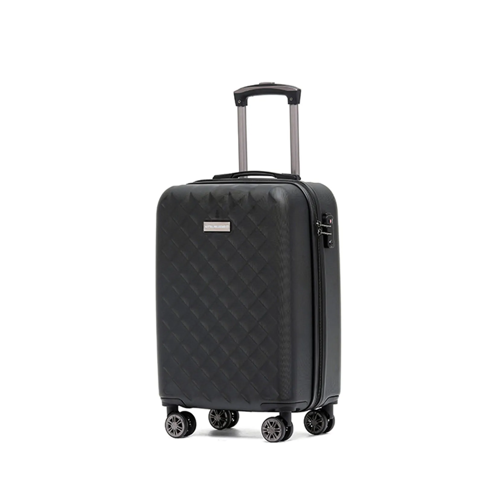 Venice 20 Inch Carry-On Suitcase Black