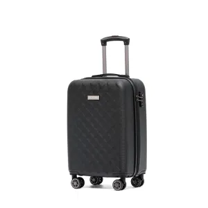 Venice 20 Inch Carry-On Suitcase Black