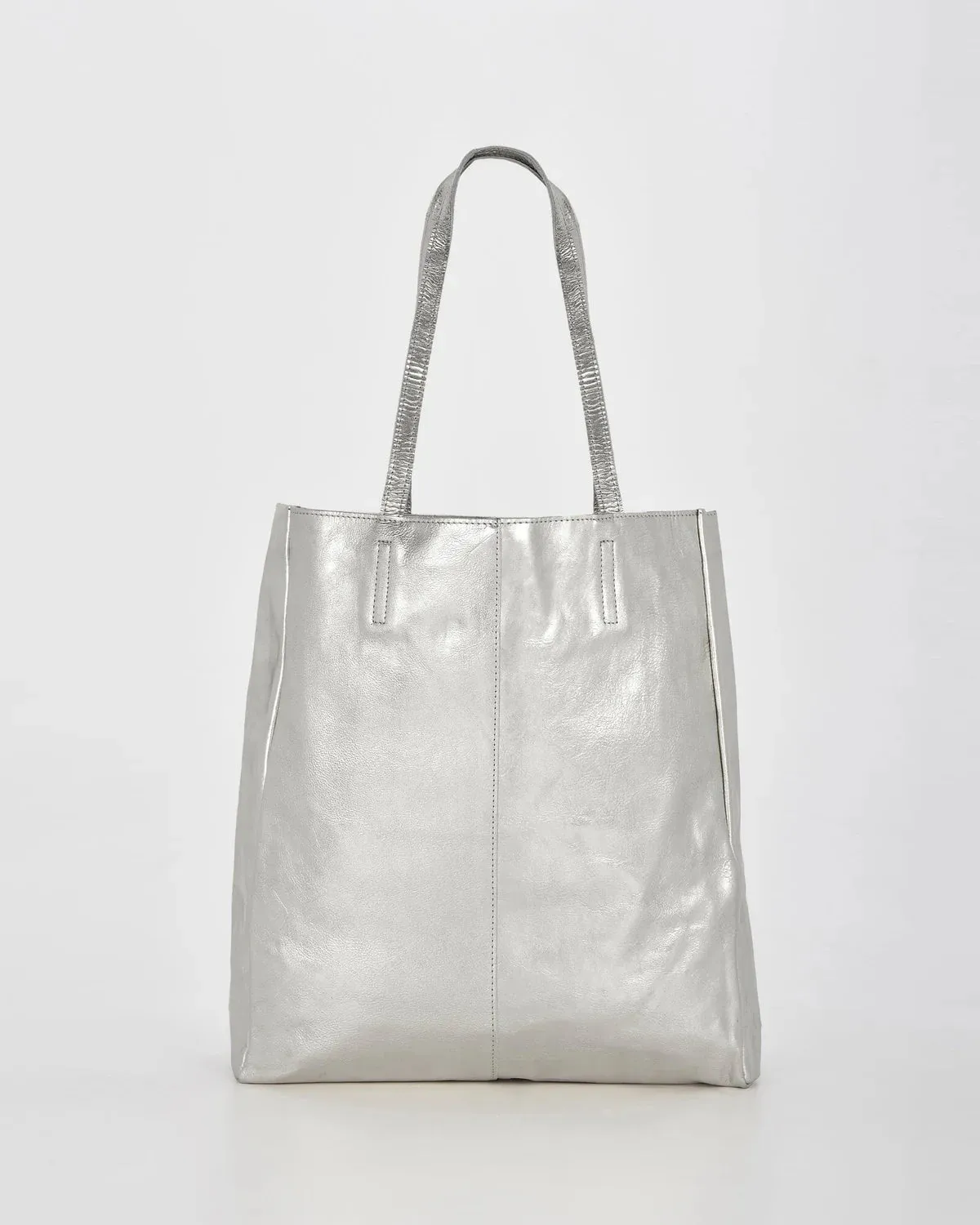Venus Metallic Leather Hobo Bag