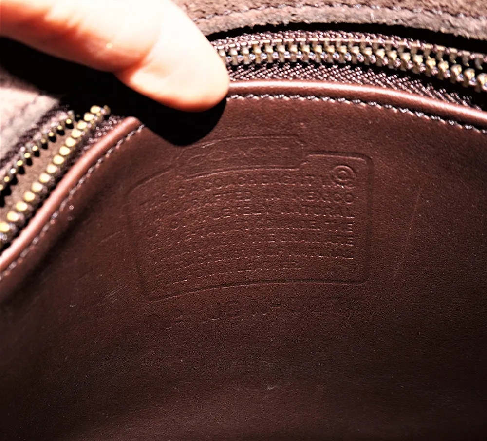 Vintage COACH Cross Body Classic Saddle Bag Purse