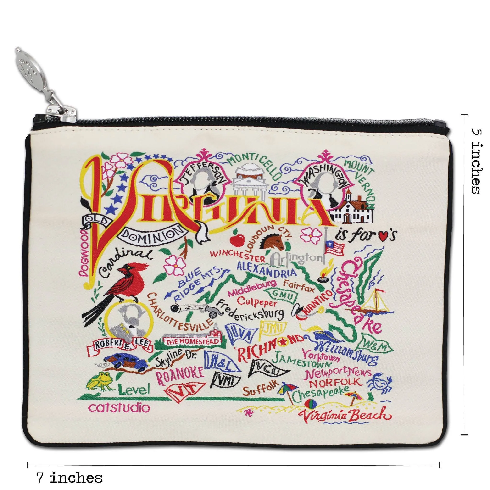 Virginia Zip Pouch