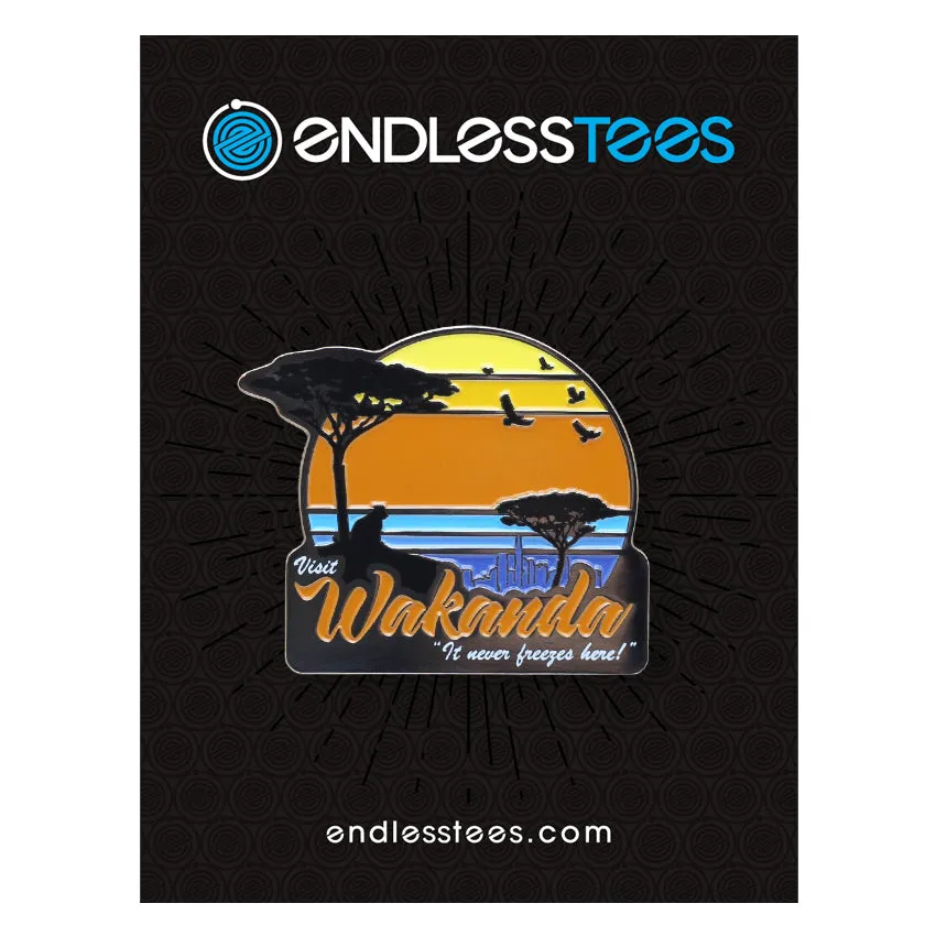 Visit Wakanda Enamel Pin